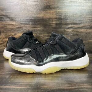 Nike Air Jordan 11 Retro Low Barons Black Sneakers Youth's Sz 5Y 528896-010